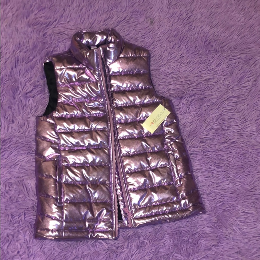 Purple metallic vest